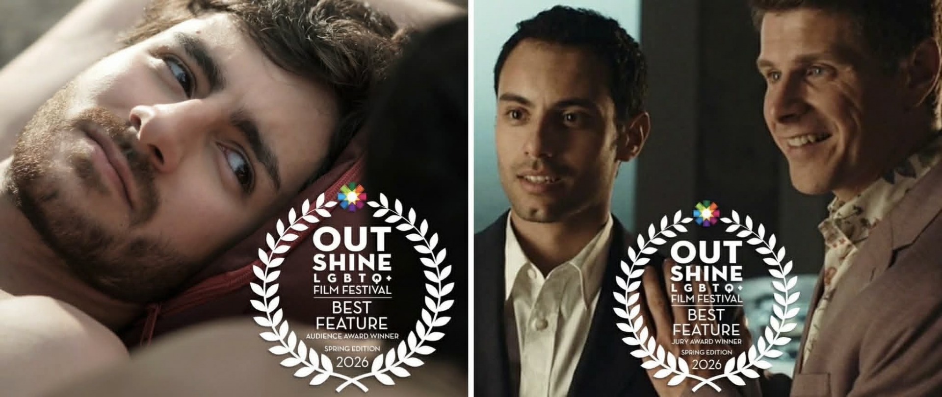 WE´LL FIND HAPPINESS (ON SERA HEUREUX) a REMPORTÉ le PRIX DU JURY DU MEILLEUR LONG MÉTRAGE ainsi que le PRIX DU PUBLIC au OUTshine LGBTQ+ Film Festival en Floride (USA), mai 2026